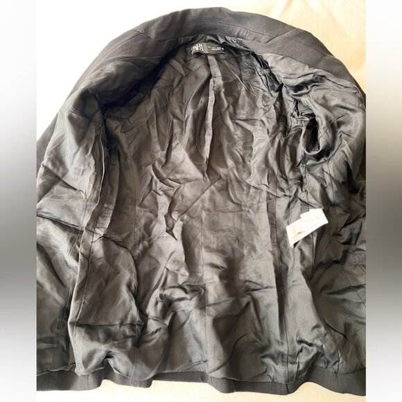 NWT Zara Tailored Double-Breasted Blazer with Gold Buttons S - Picture 8 of 16